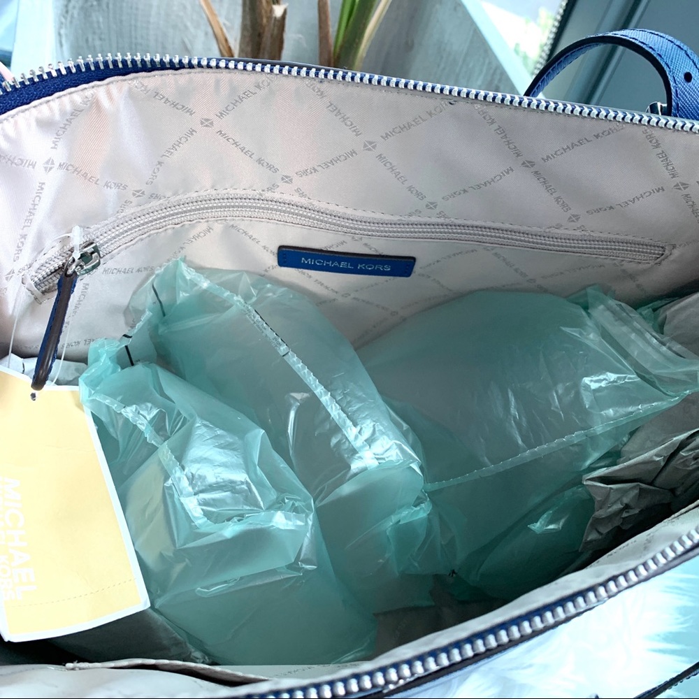 Michael Kors Ciara Tote Sapphire Blue - Picture 5 of 6
